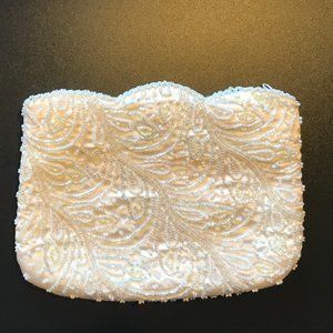 VINTAGE BEADED CLUTCH PURSE, FORMALS, WEDDINGS